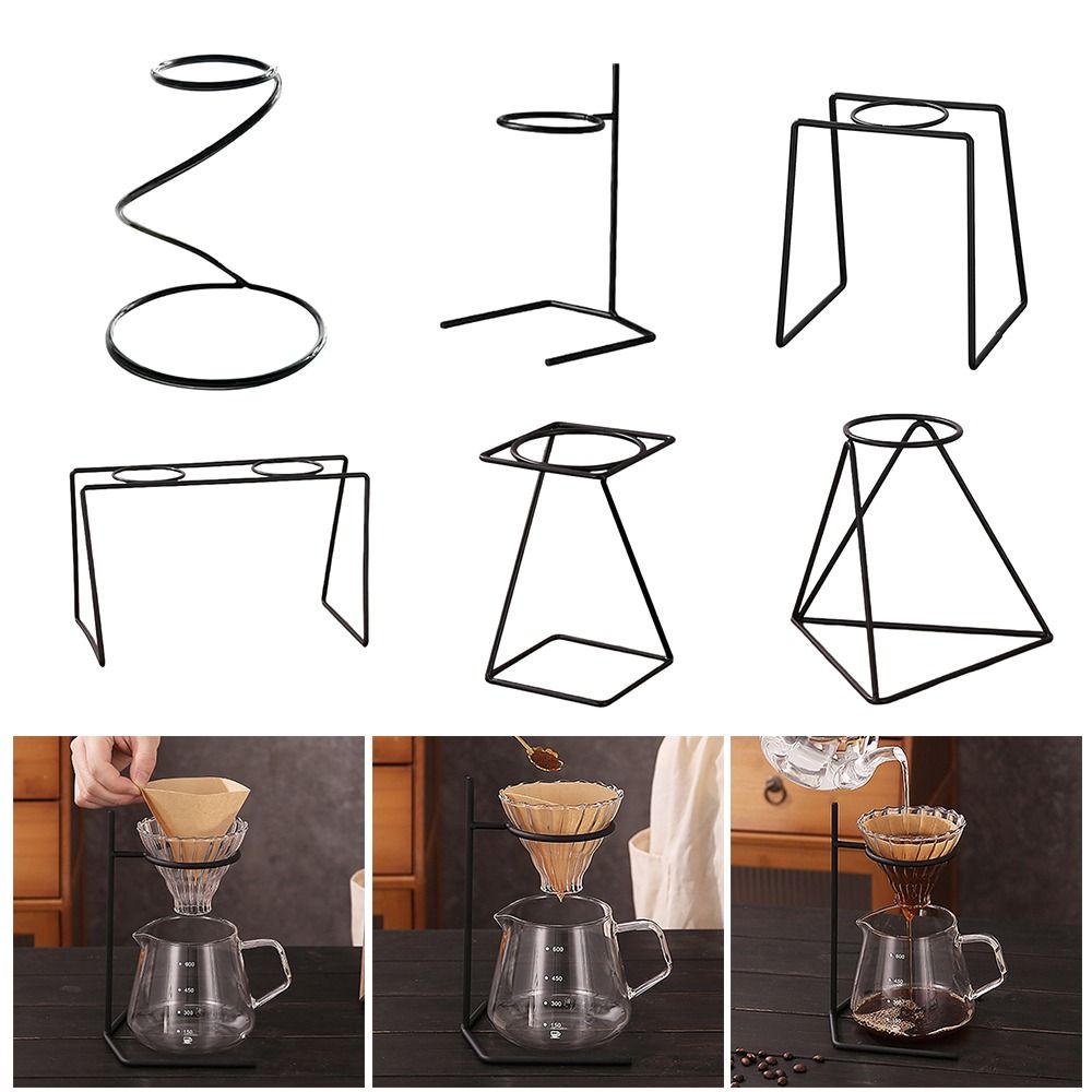 Coffee Tea Paper Cups - Soporte negro para filtro de café,