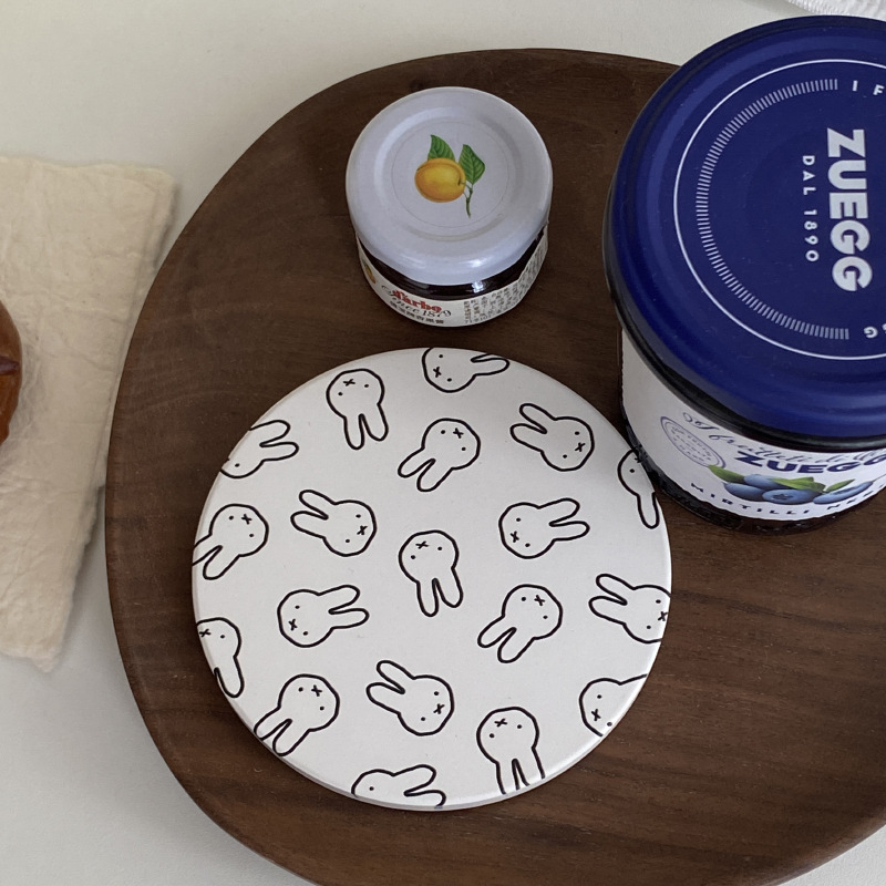 Coffee Y Tea - Posavasos de Cerámica con Diseño de