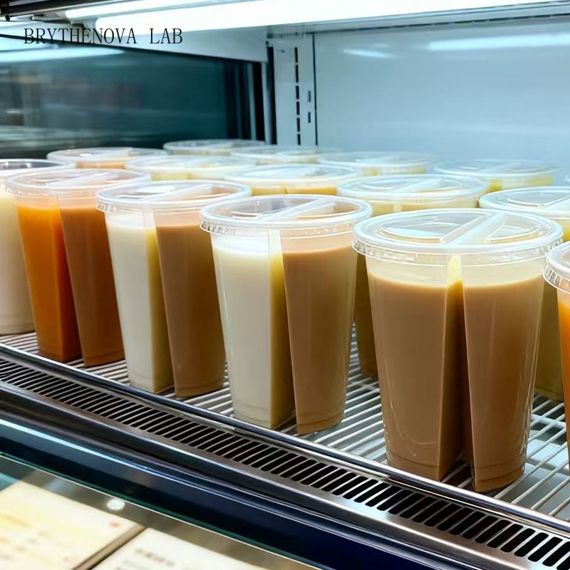 Coffee Tea Boba - Vasos de Plástico Desechables 2 en