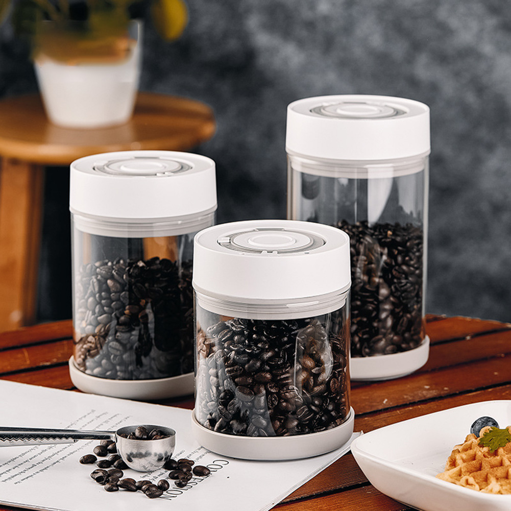 Coffee Tea And Bean - Tarro de vidrio a prueba de