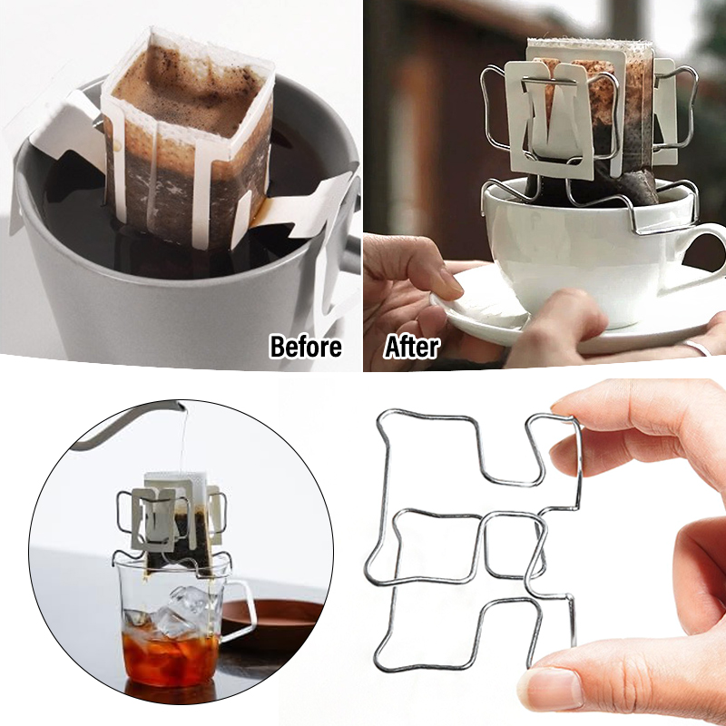 Coffee Tea Paper Cups - Soporte Reutilizable para Bolsas de Filtro