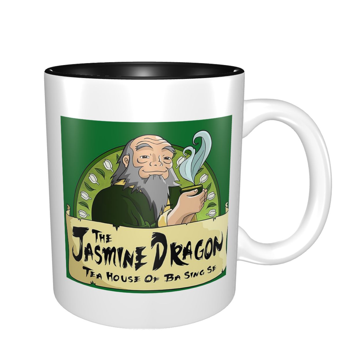Coffee Jasmine Tea - Taza de Cerámica Divertida con Diseño