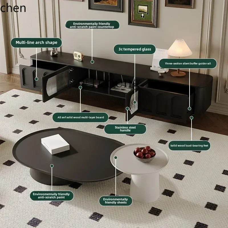 Coffee & Tea Difabis - Mueble de TV retro i5.15, mesa