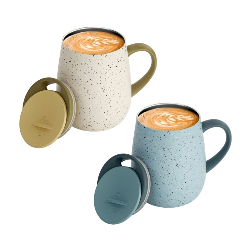 Coffee Tea Break - Taza café aislada con tapa deslizante