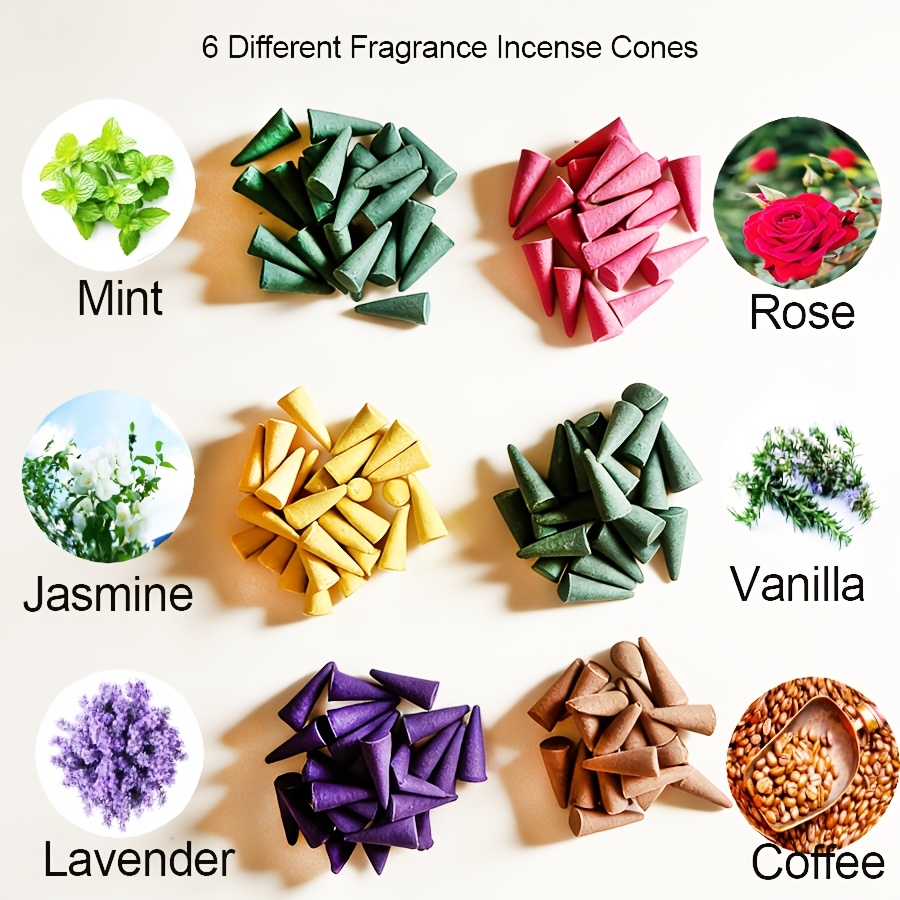 Coffee Jasmine Tea - 200G/Aprox. 222 conos de incienso Jingyu