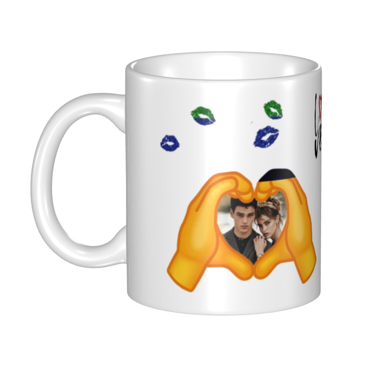 Coffee Tea Picture - Imagen personalizada de pareja, cara personalizada,