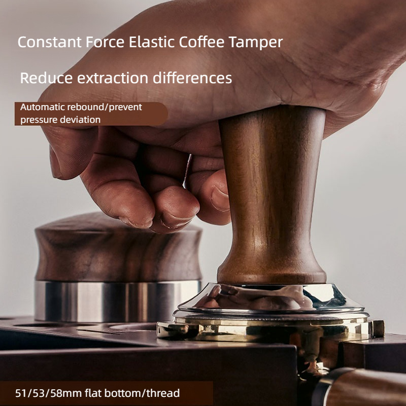 Coffee Tamper Leveler - Martillo de café expreso de madera