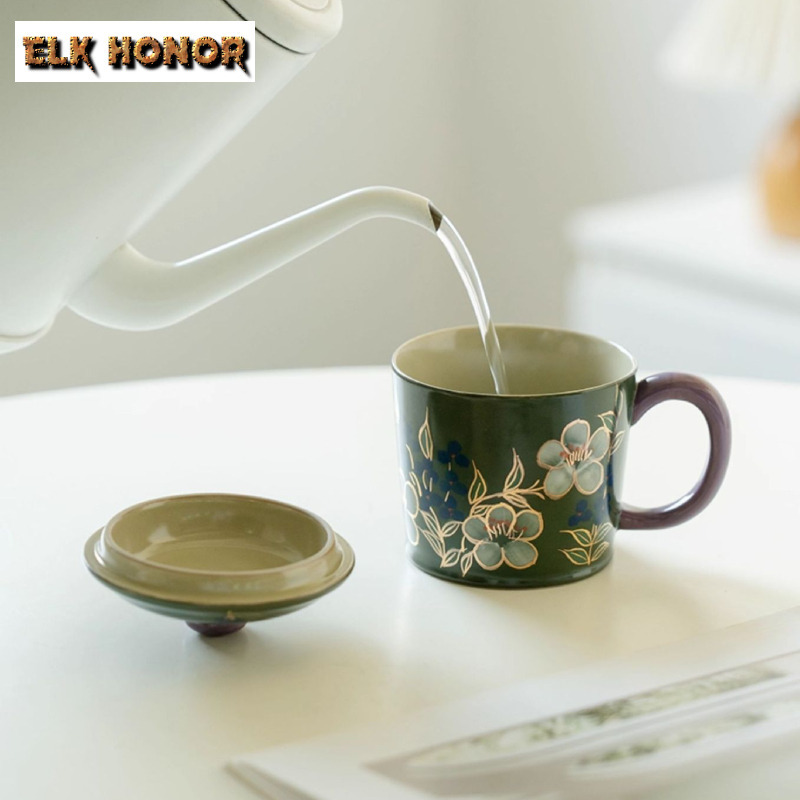 Flor de jazmín pintada a mano  - Coffee Jasmine Tea reseña y precio