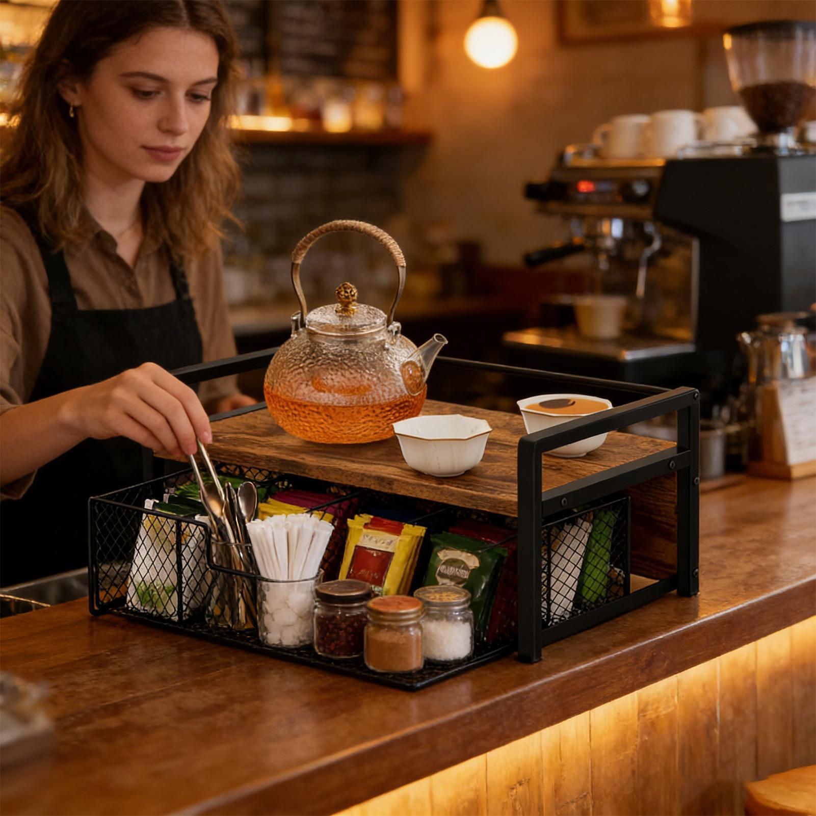 Organizador de Escritorio con  - Coffee Tea Break reseña y precio