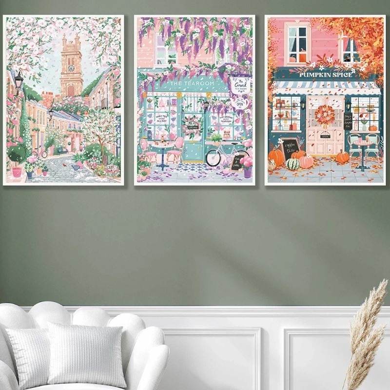 Póster de viaje de París, Lond - Coffee Tea Picture reseña y precio