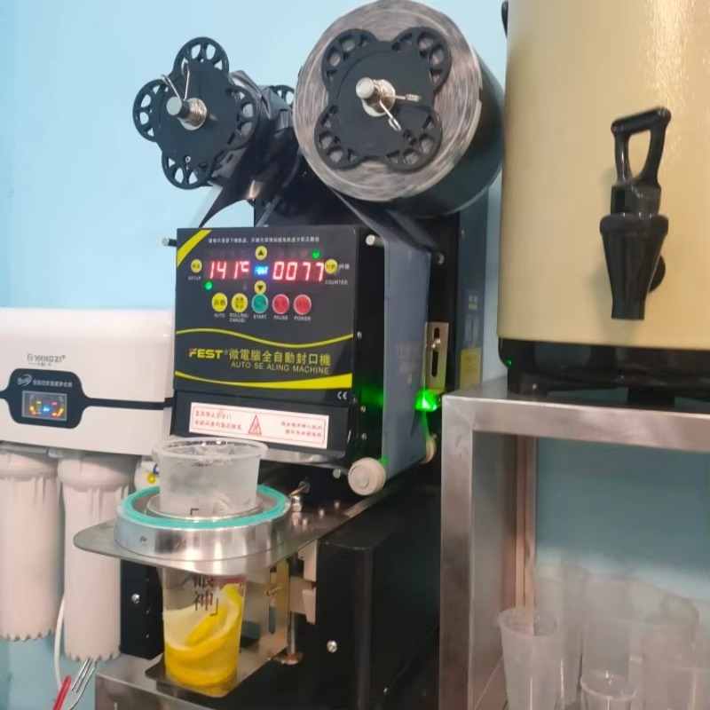 Máquina de llenado y sellado d - Coffee Tea Boba reseña y precio