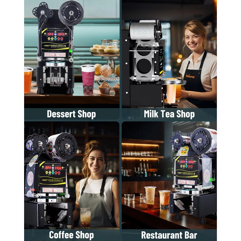 Máquina de llenado y sellado d - Coffee Tea Boba reseña y precio