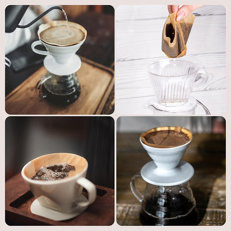 100 Uds. Papeles de filtro de  - Coffee Tea Paper Cups reseña y precio