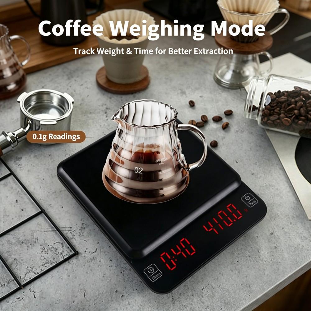 Báscula Digital de Alta Precis - Coffee & Tea Difabis reseña y precio