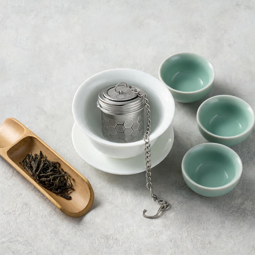 Colador de té de acero inoxida - Coffee Tea Infusion reseña y precio