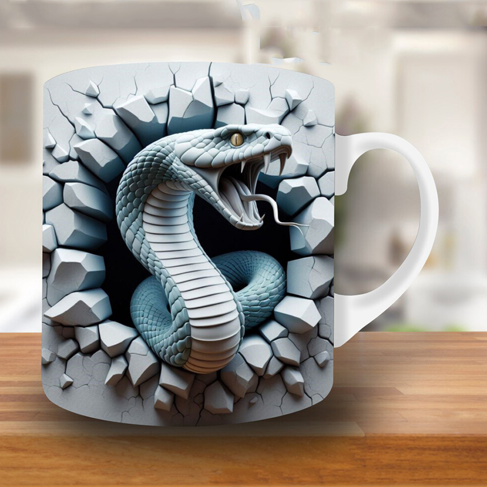 Taza de cerámica The Snake Kin - Coffee Tea Break reseña y precio