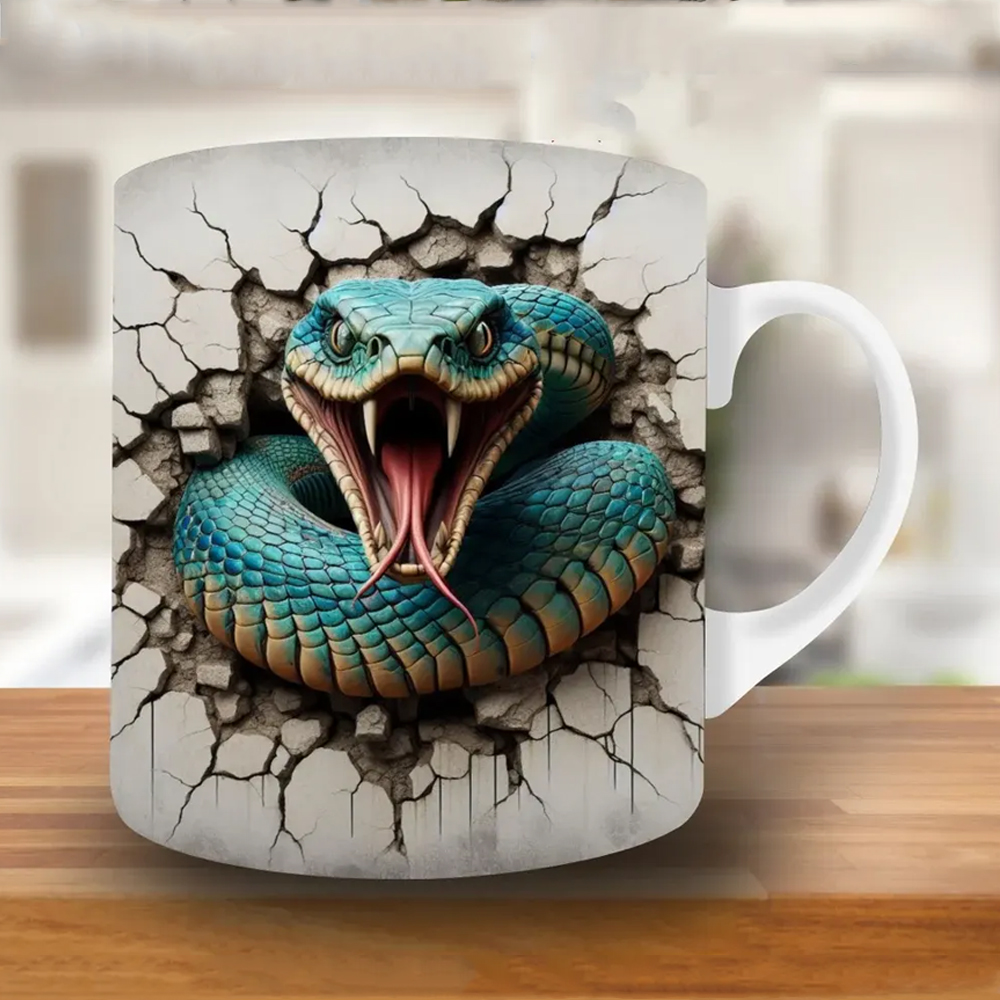 Taza de cerámica The Snake Kin - Coffee Tea Break reseña y precio
