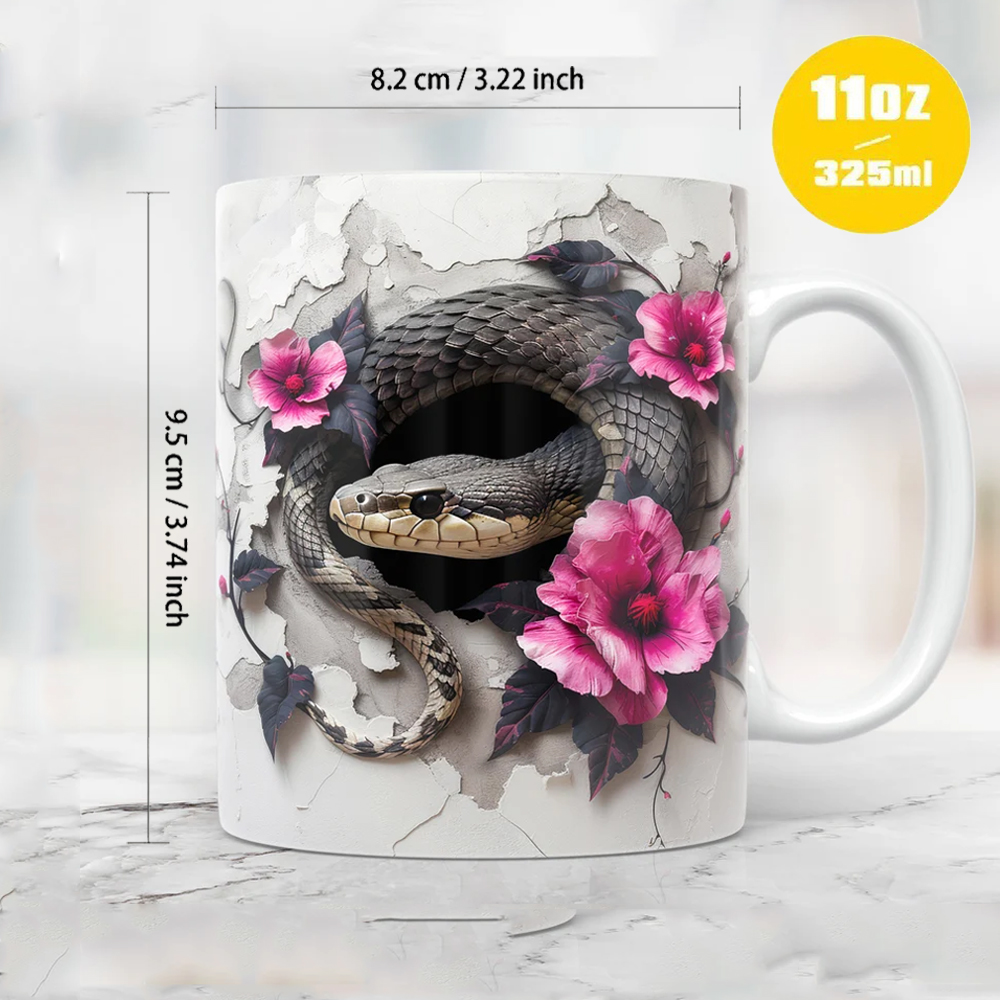 Taza de cerámica The Snake Kin - Coffee Tea Break reseña y precio