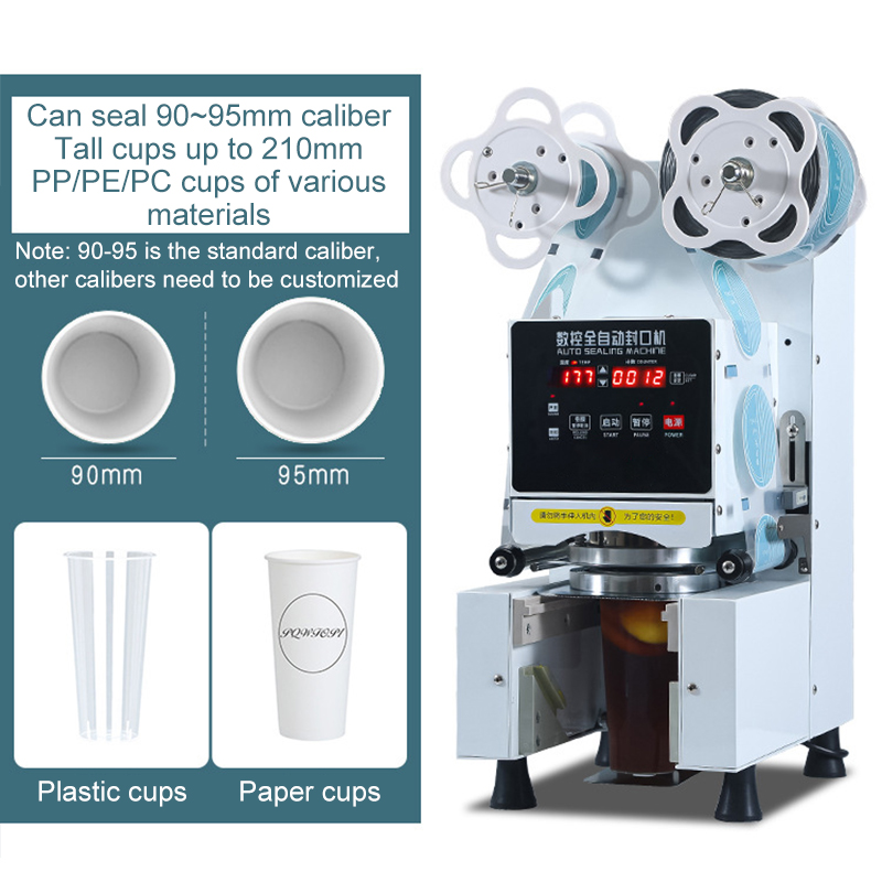 Máquina Selladora de Vasos Aut - Coffee Tea Boba reseña y precio