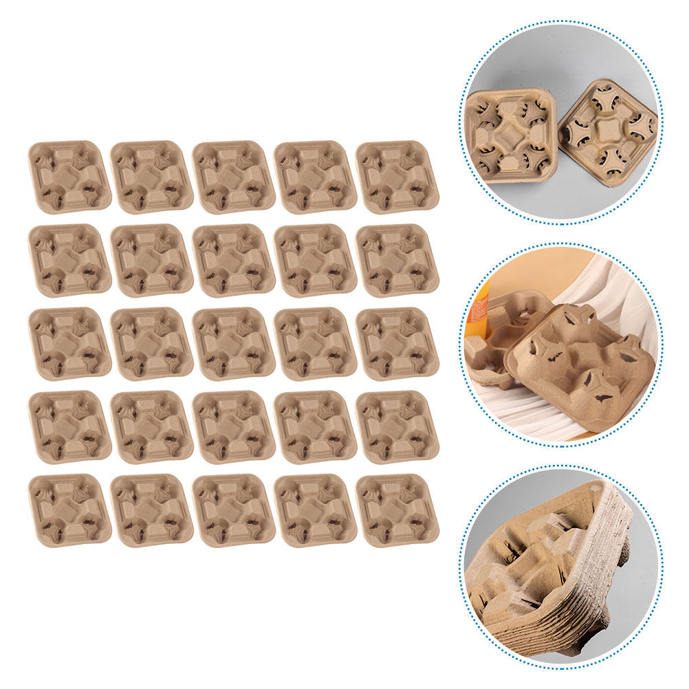 25 unidades de bandejas portav - Coffee Tea Paper Cups reseña y precio