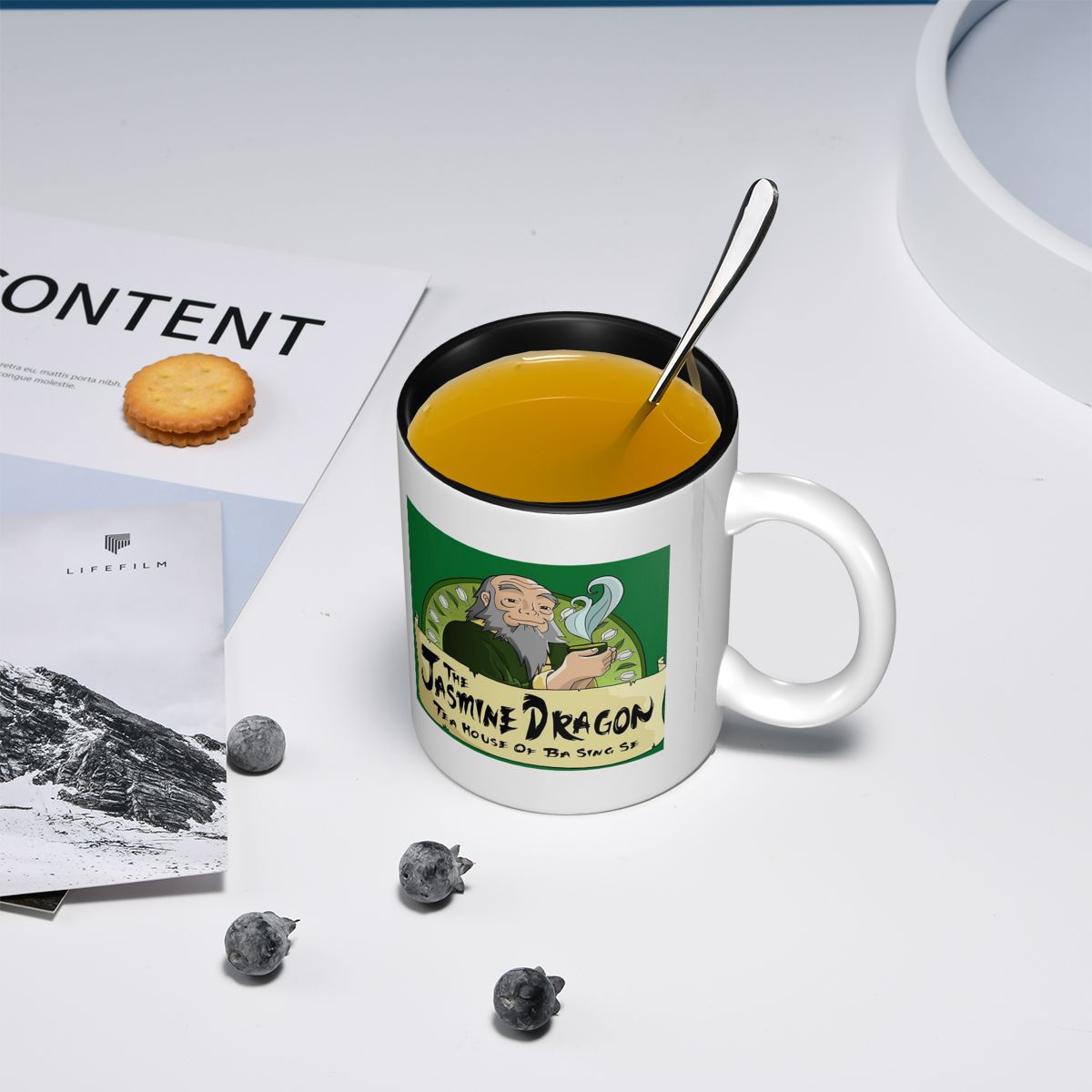 Taza de Cerámica Divertida con - Coffee Jasmine Tea reseña y precio