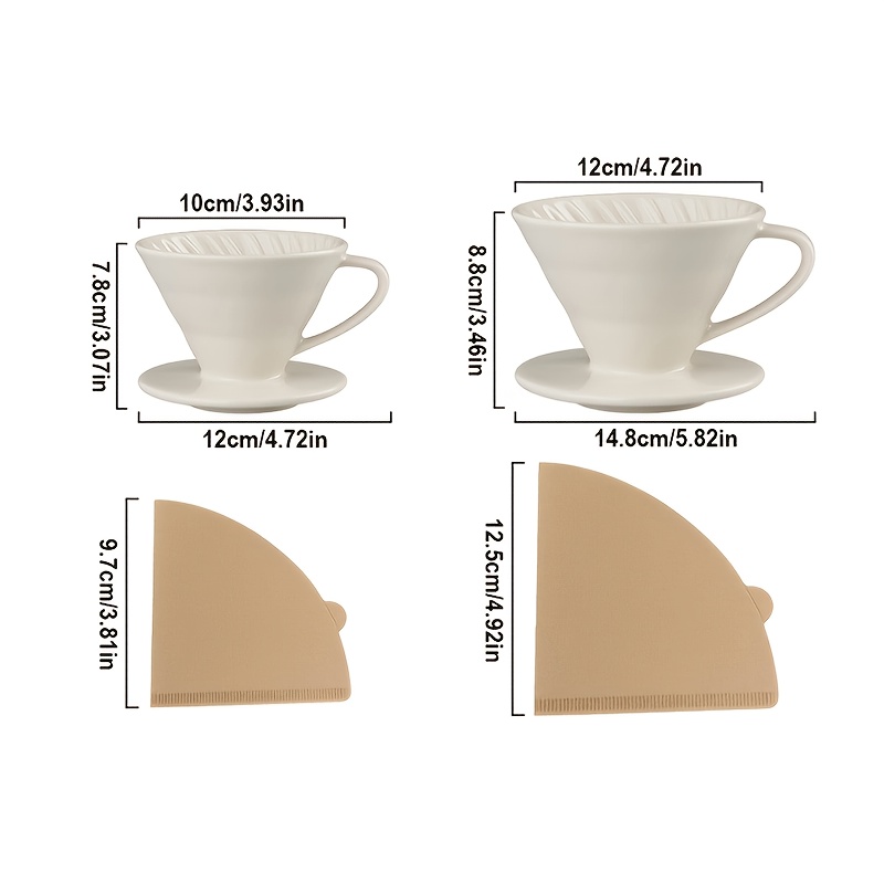 Cafetera para verter sobre, go - Coffee Tea Paper Cups reseña y precio