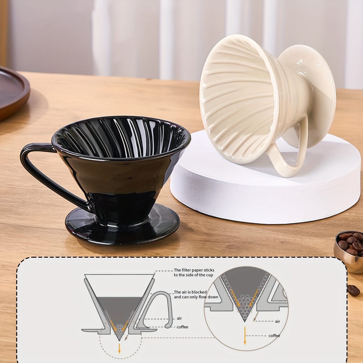 Cafetera para verter sobre, go - Coffee Tea Paper Cups reseña y precio