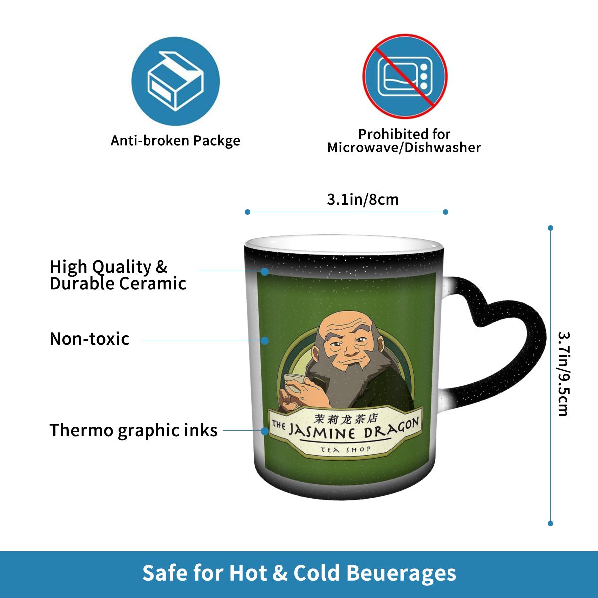 Taza de Cerámica de Avatar: La - Coffee Jasmine Tea reseña y precio