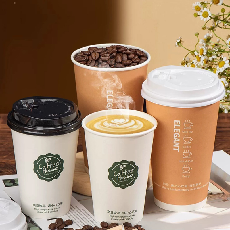 Taza de papel desechable grues - Coffee Tea Paper Cups reseña y precio