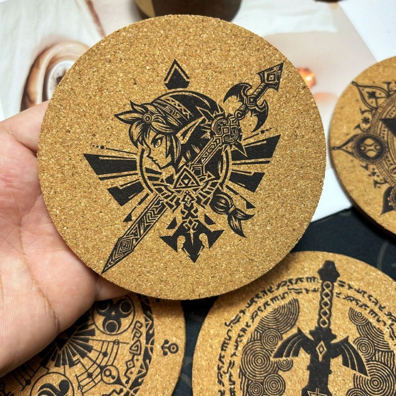 Posavasos Zelda de dibujos ani - Coffee Y Tea reseña y precio