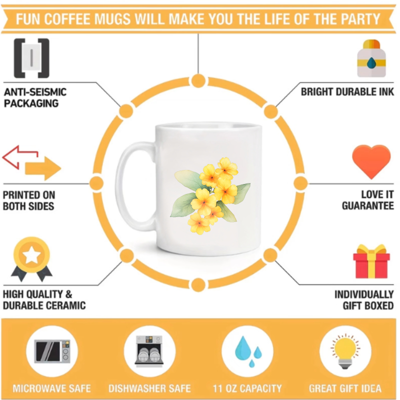 Taza de cerámica con flores bl - Coffee Tea Break reseña y precio