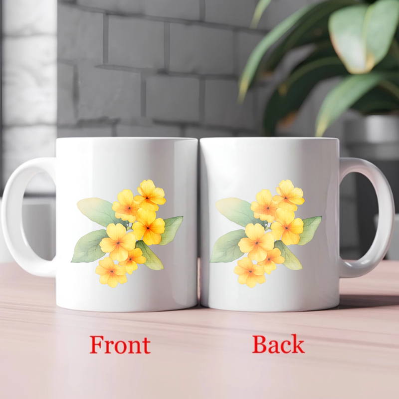 Taza de cerámica con flores bl - Coffee Tea Break reseña y precio