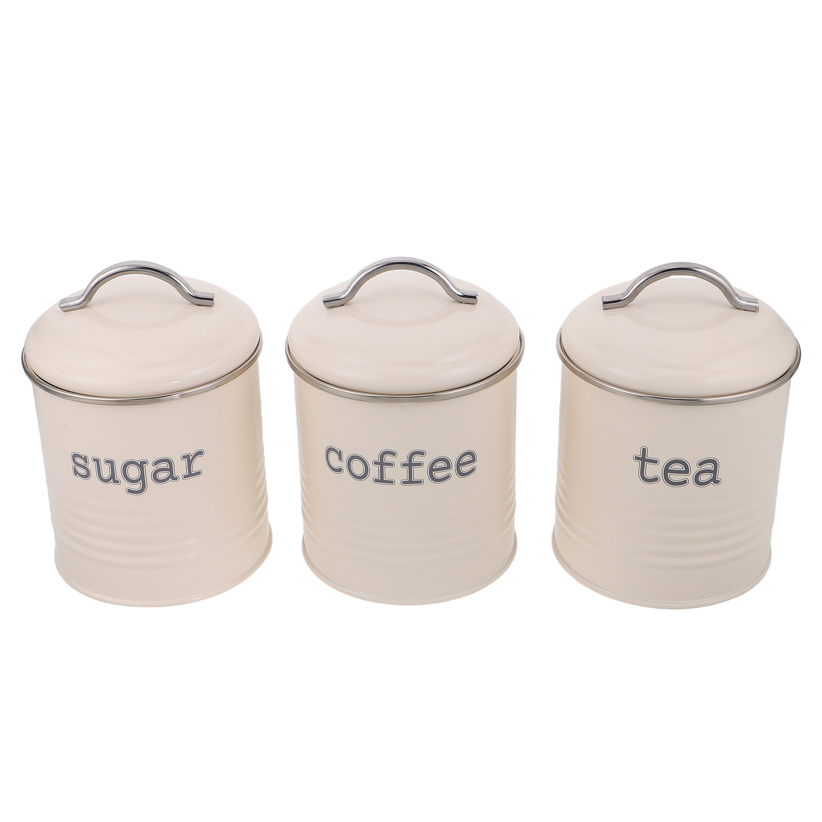 Juego de 3 Recipientes Herméti - Coffee Tea And Bean reseña y precio