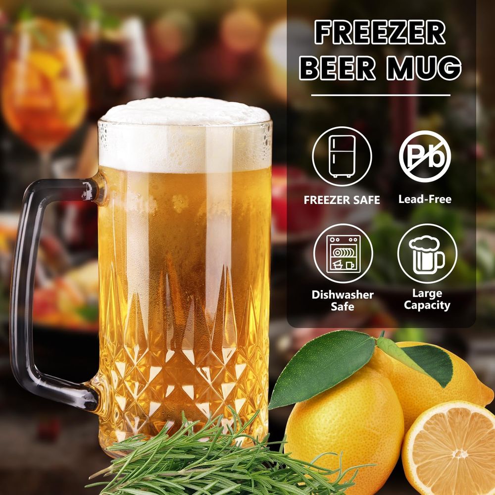 Juego de 4 Tazas de Vidrio Res - Mug Tea Coffee reseña y precio